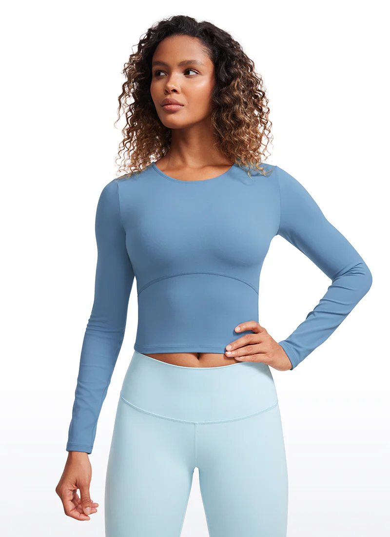 Butterluxe Front Seam Cropped Long Sleeve - Image 21
