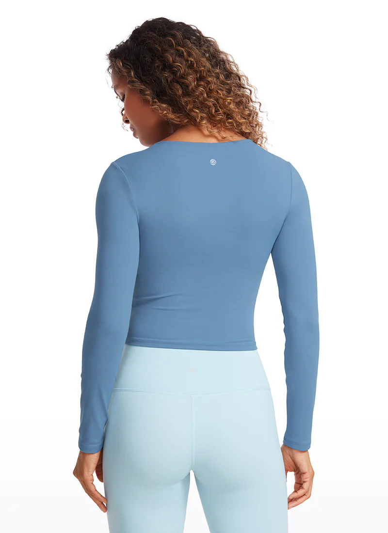 Butterluxe Front Seam Cropped Long Sleeve - Image 22