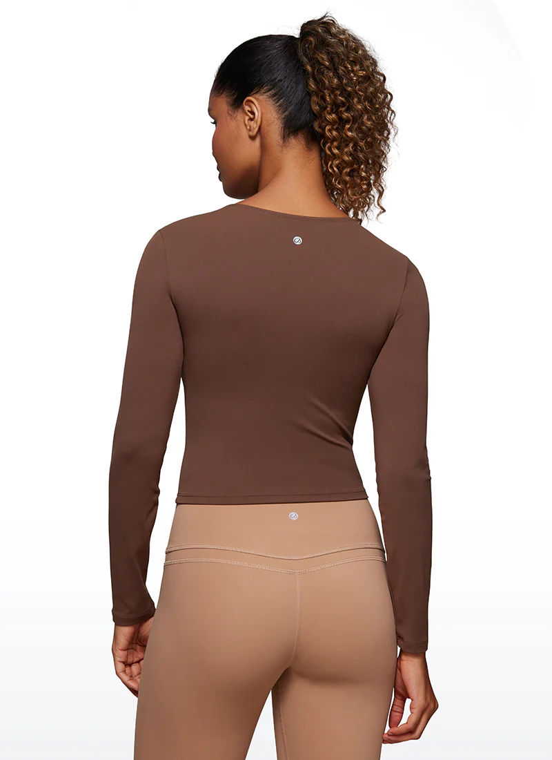 Butterluxe Front Seam Cropped Long Sleeve - Image 26