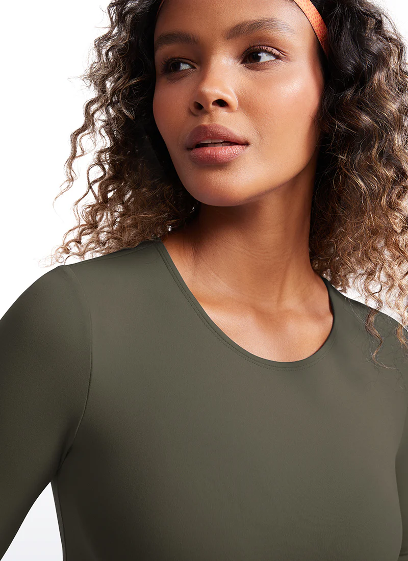 Butterluxe Front Seam Cropped Long Sleeve - Image 34