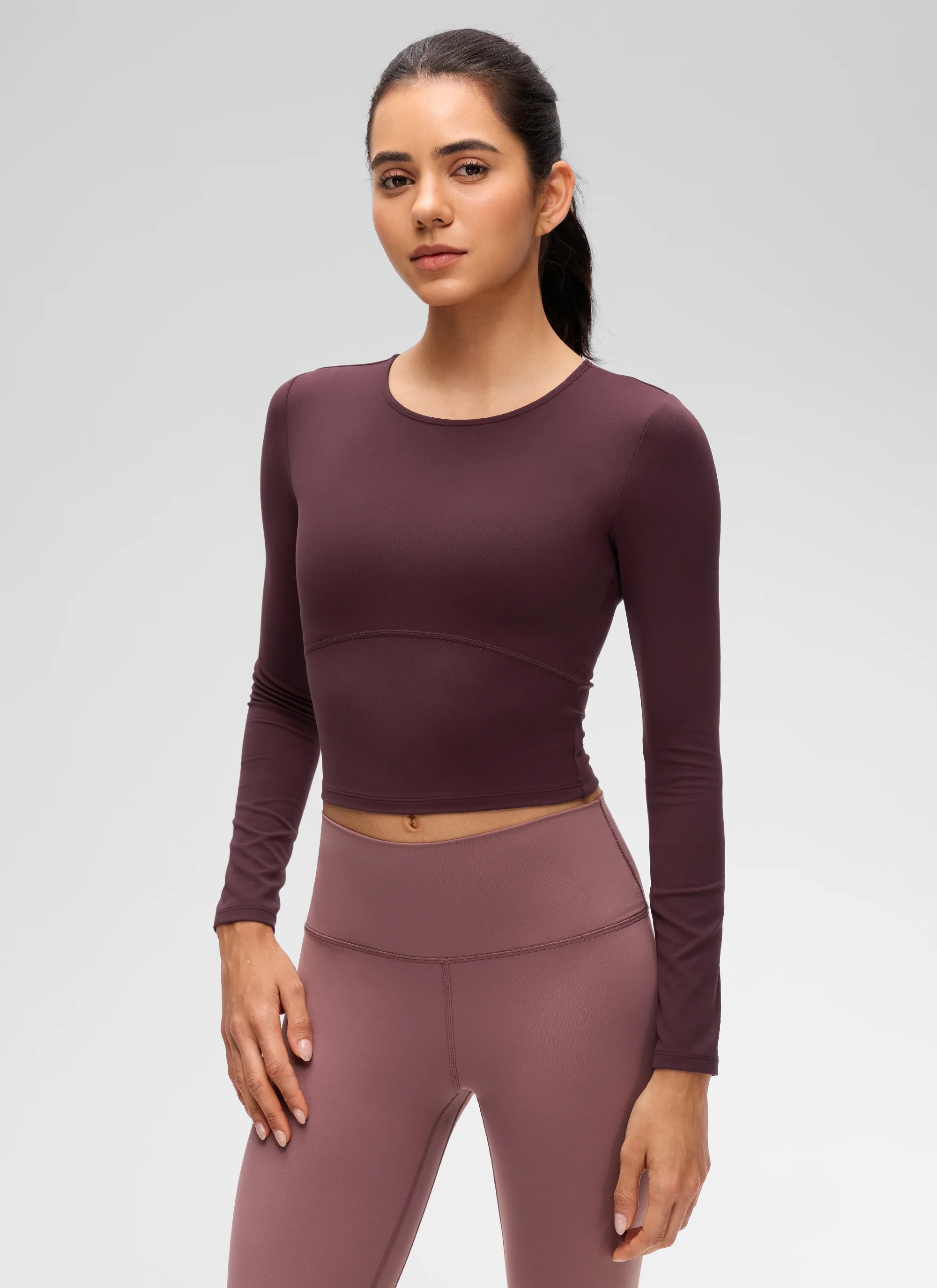Butterluxe Front Seam Cropped Long Sleeve - Image 35