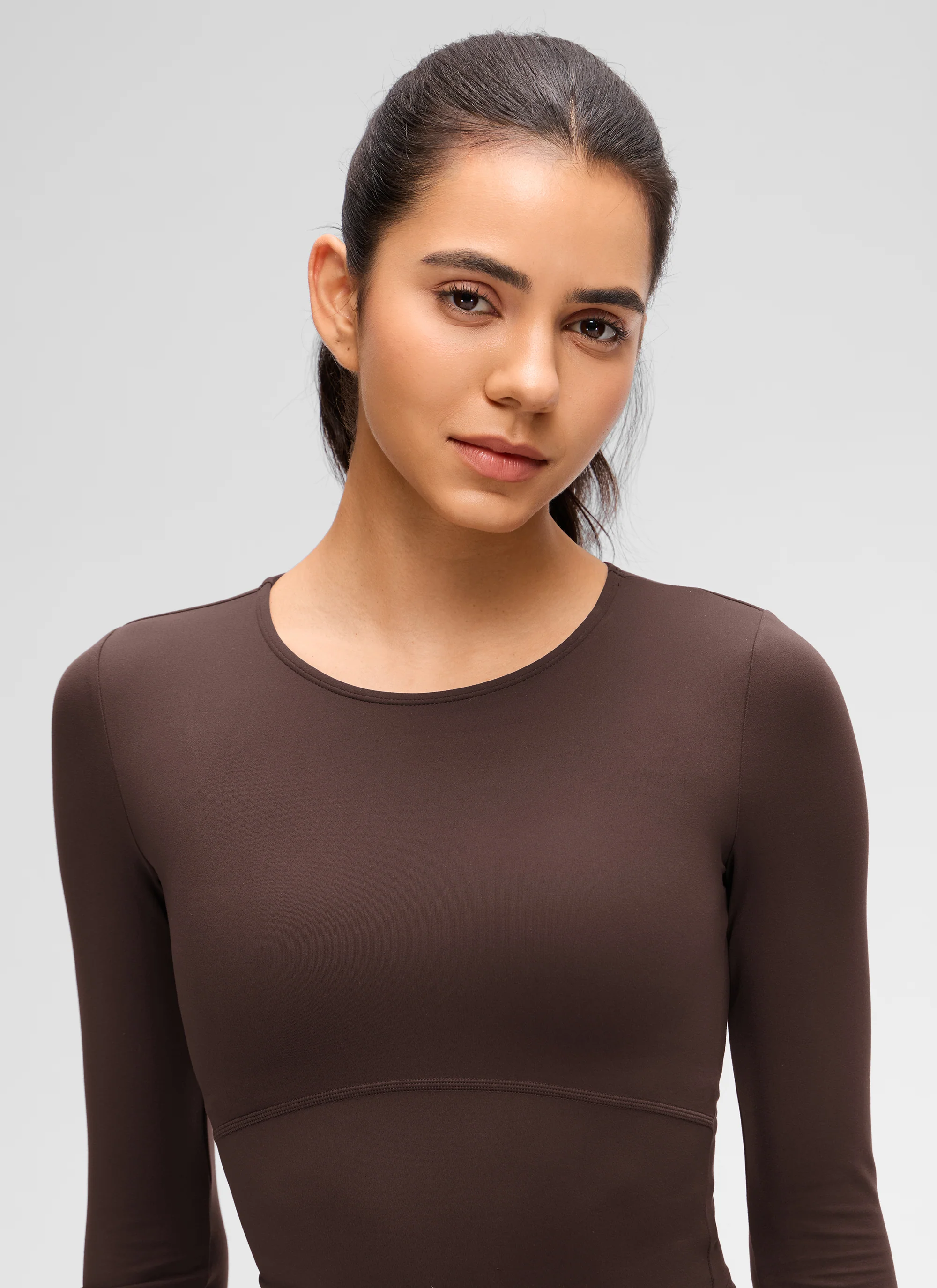 Butterluxe Front Seam Cropped Long Sleeve - Image 4