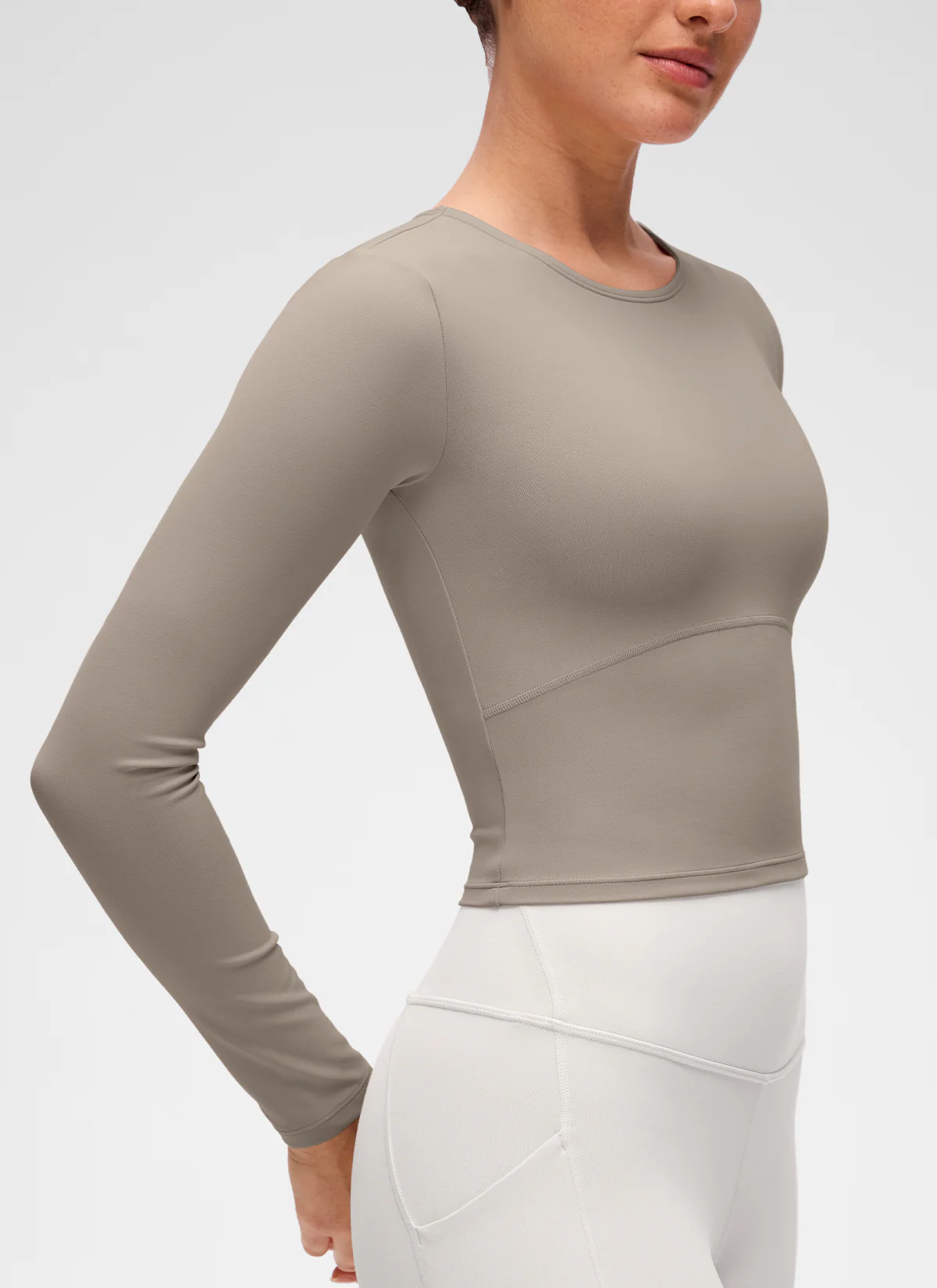 Butterluxe Front Seam Cropped Long Sleeve - Image 43