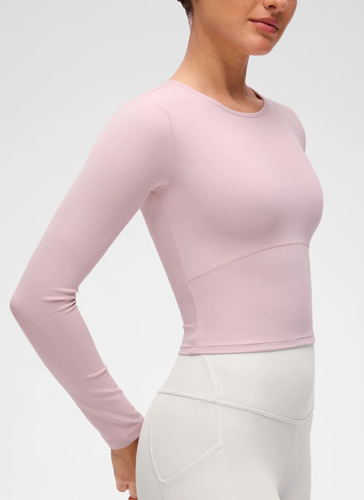 Butterluxe Front Seam Cropped Long Sleeve - Image 47