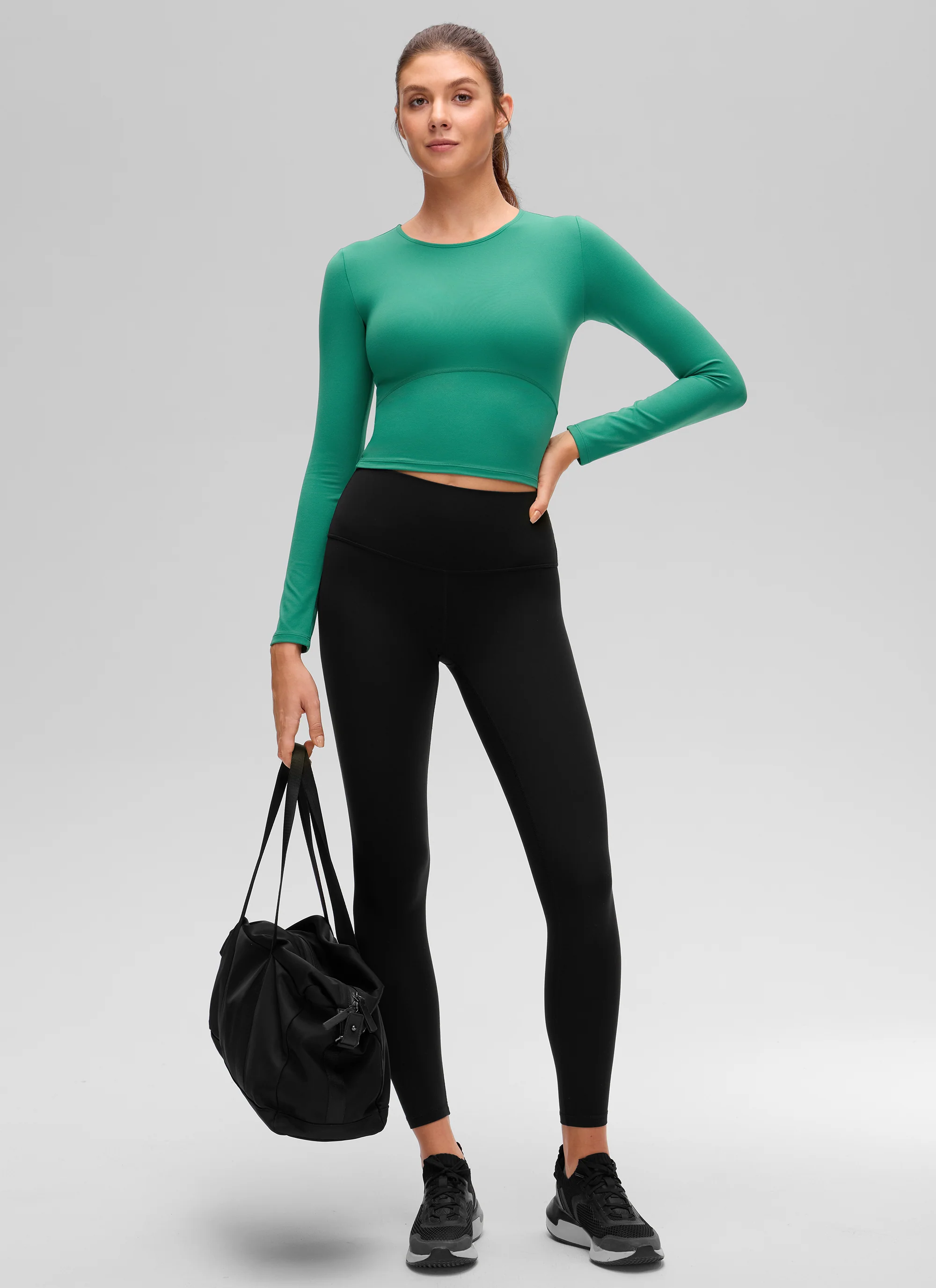 Butterluxe Front Seam Cropped Long Sleeve - Image 7