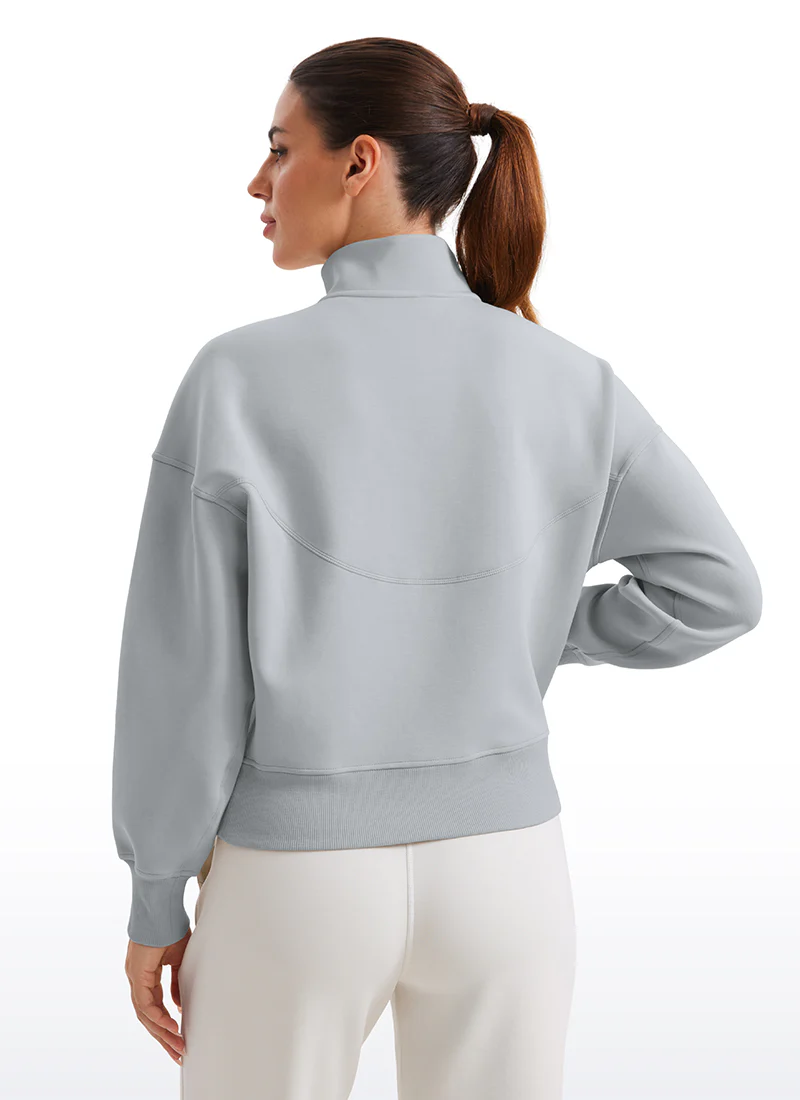 SoftAura Half Zip Pullover Sweatshirt - Image 18