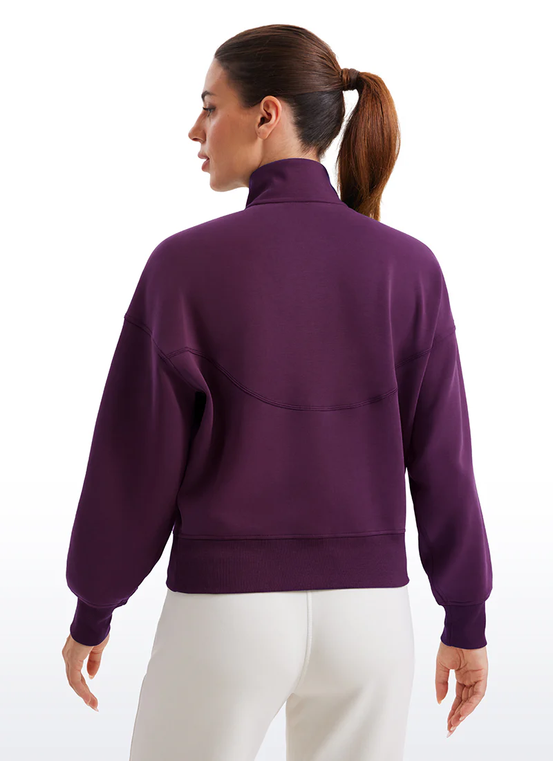 SoftAura Half Zip Pullover Sweatshirt - Image 23