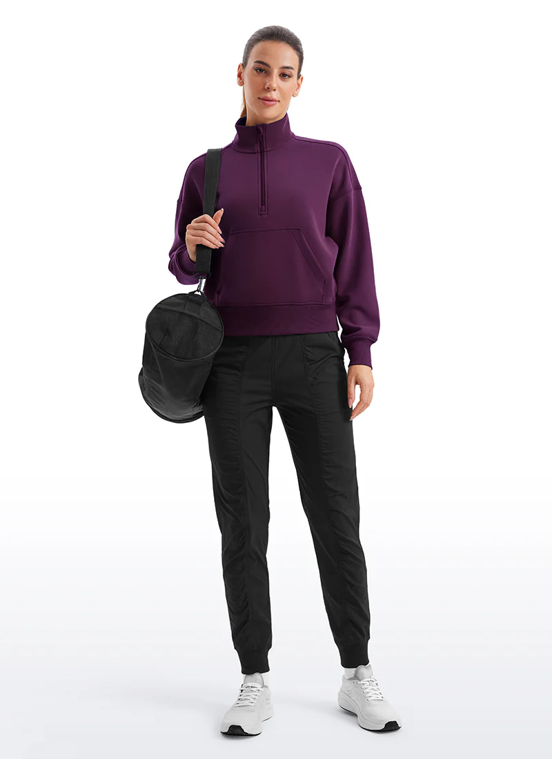 SoftAura Half Zip Pullover Sweatshirt - Image 24
