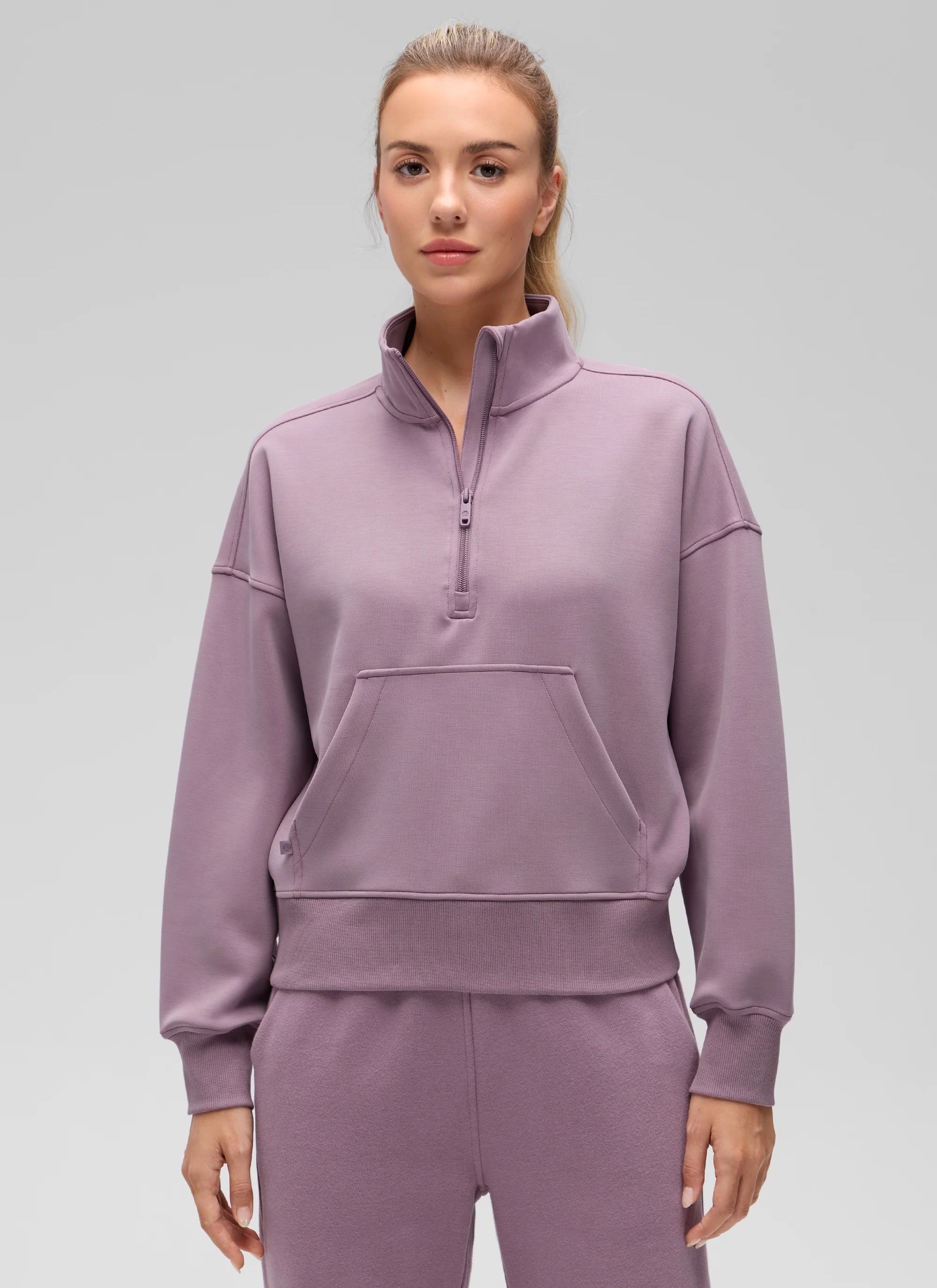 SoftAura Half Zip Pullover Sweatshirt - Image 32