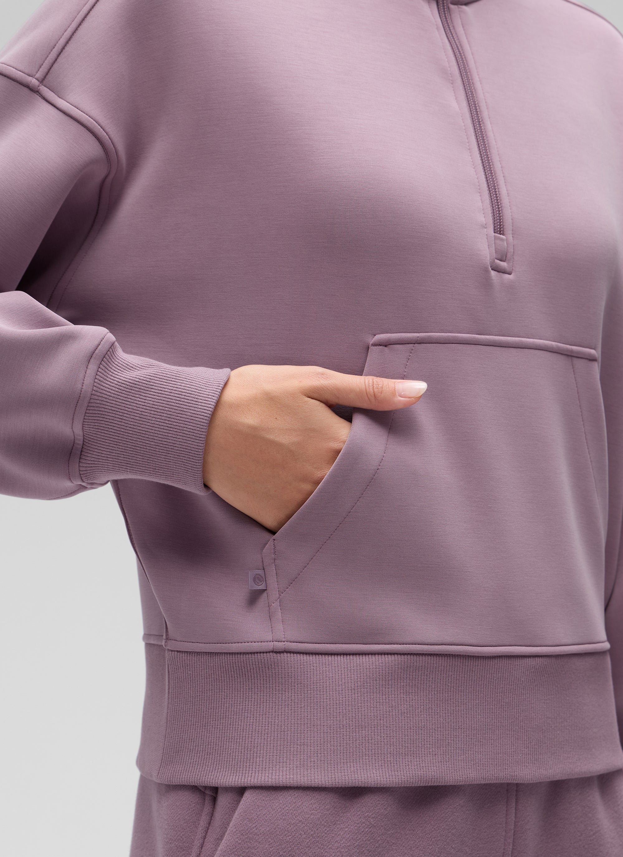 SoftAura Half Zip Pullover Sweatshirt - Image 35