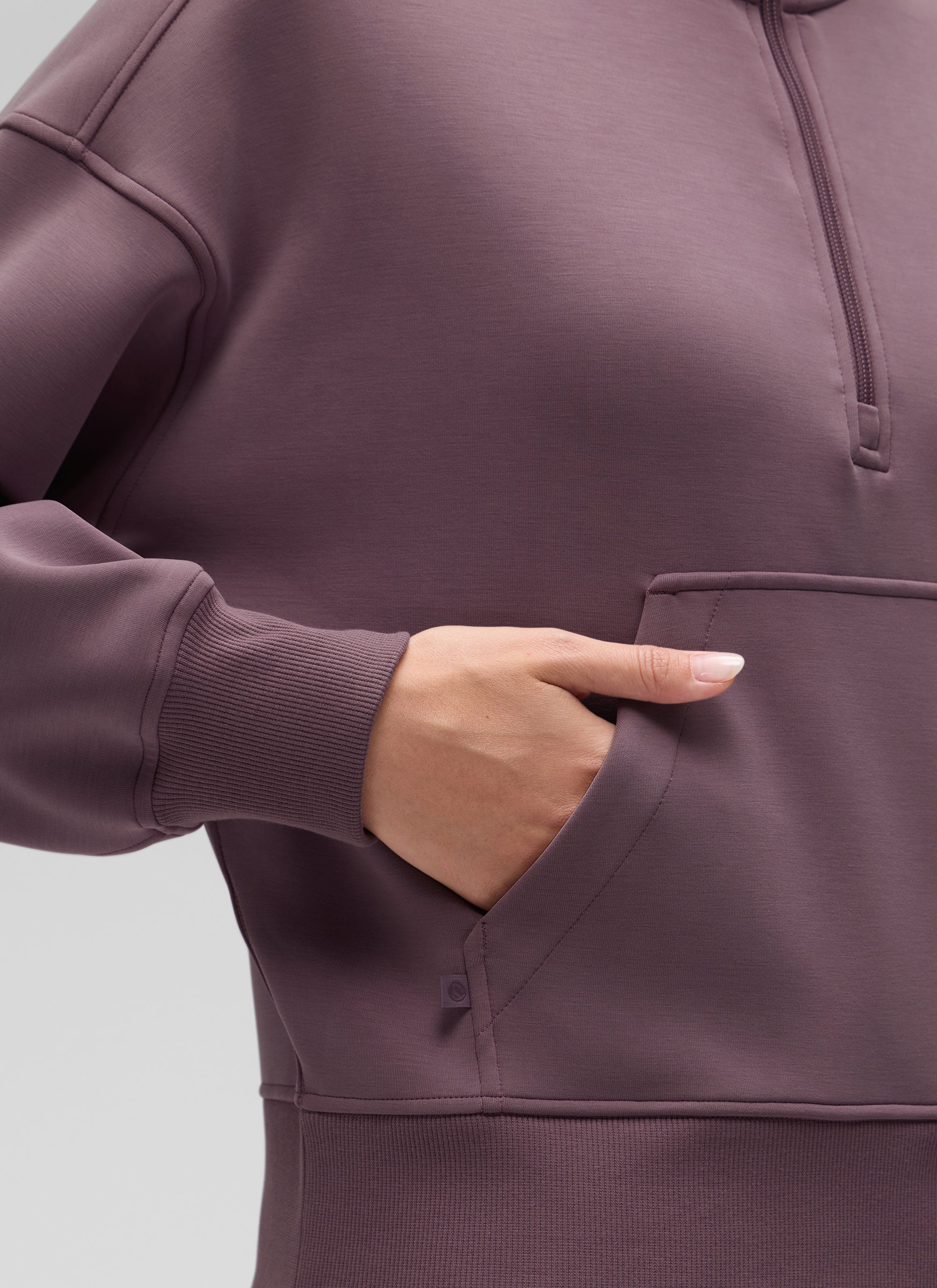 SoftAura Half Zip Pullover Sweatshirt - Image 41