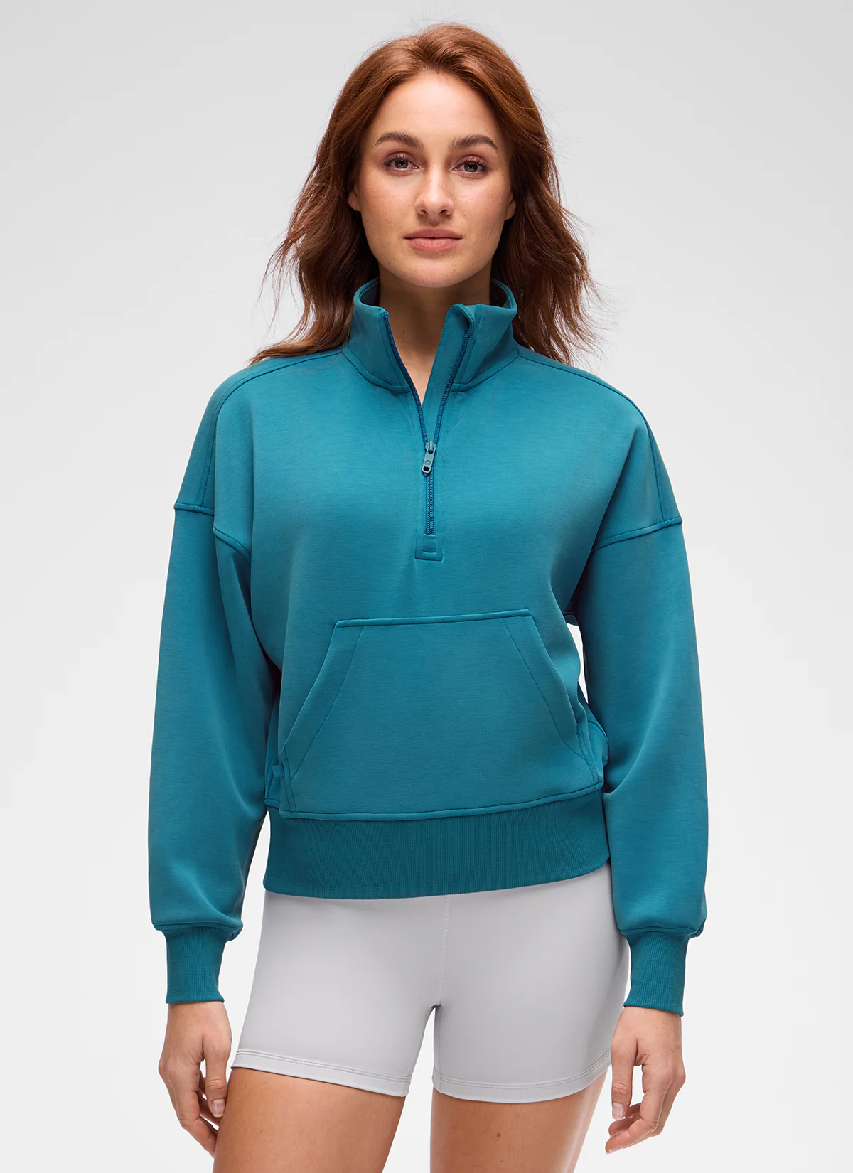 SoftAura Half Zip Pullover Sweatshirt - Image 44