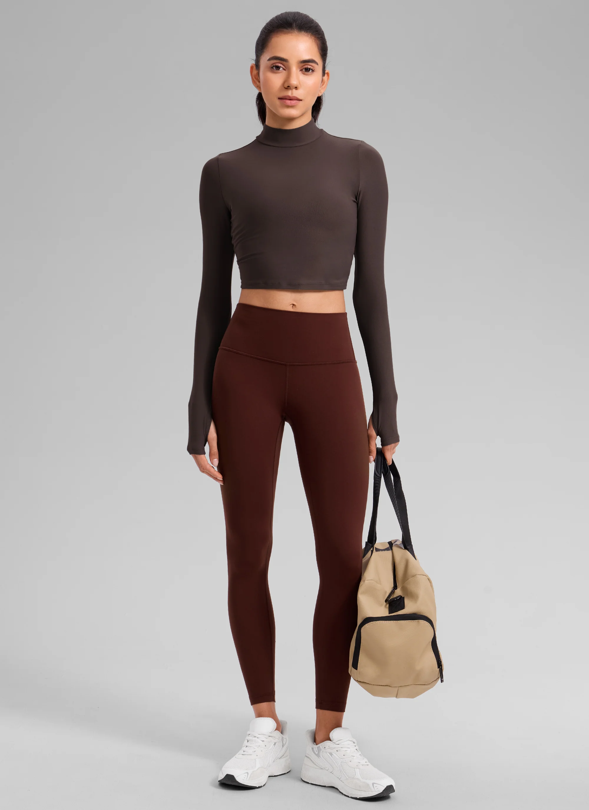 Cloudweight Mock Neck Crop Long Sleeve - Image 8