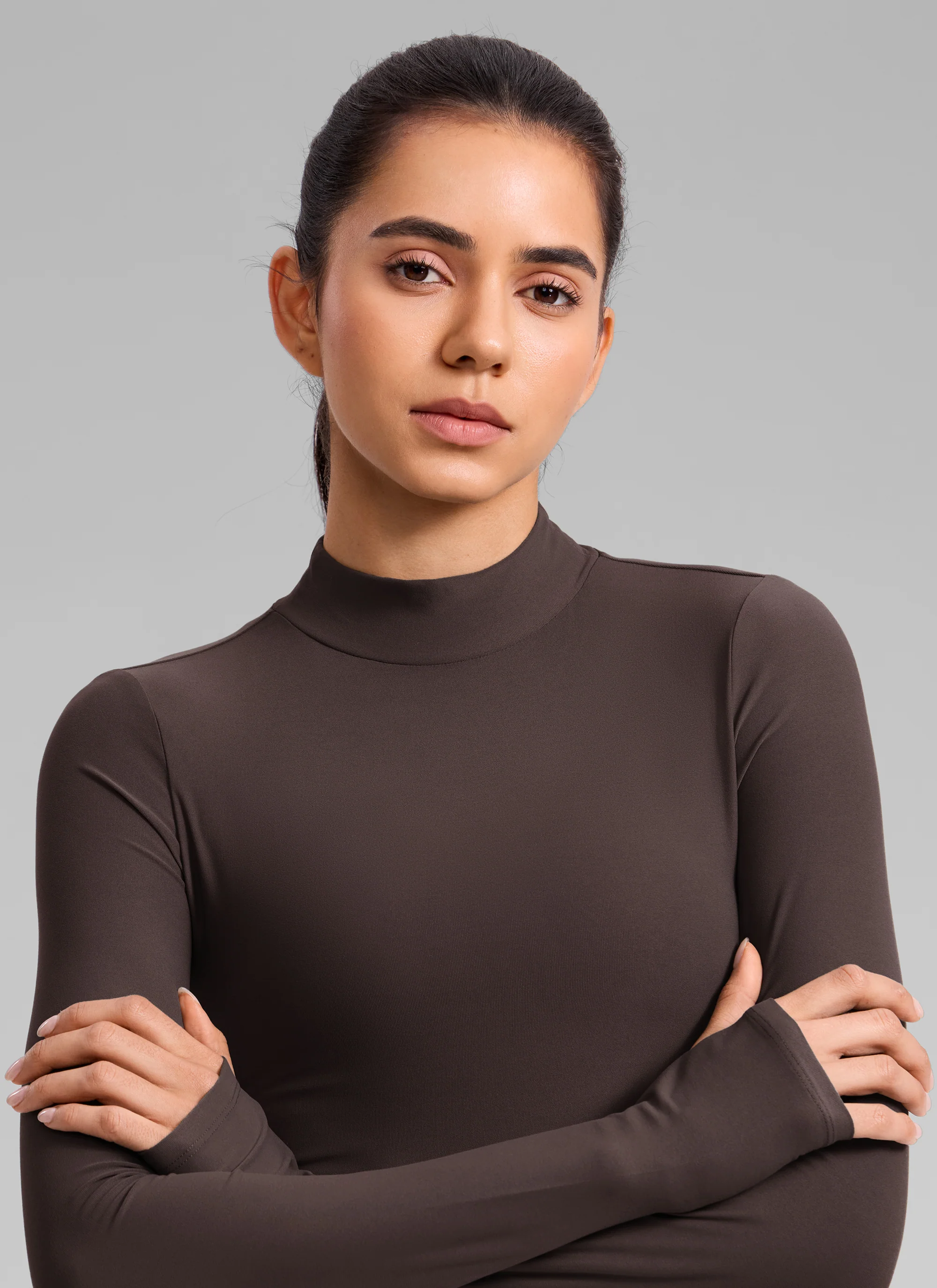 Cloudweight Mock Neck Crop Long Sleeve - Image 9