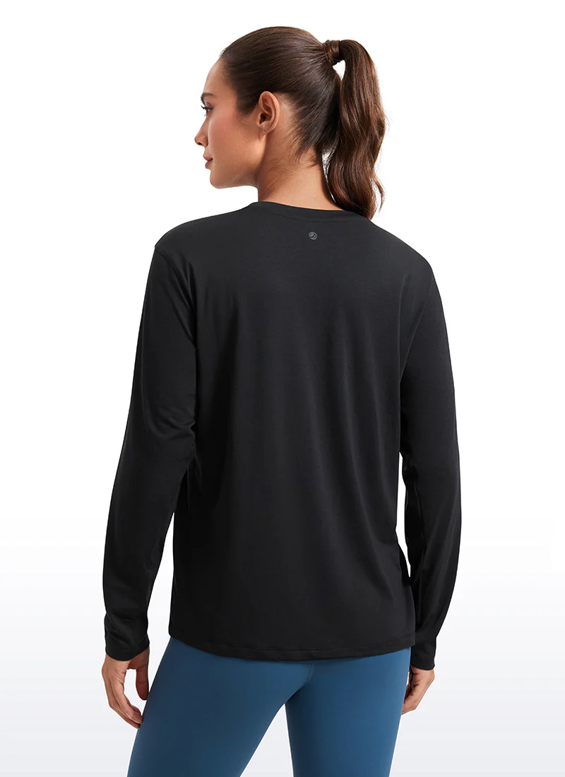 Workout Hip Length Crewneck Long Sleeve - Image 10