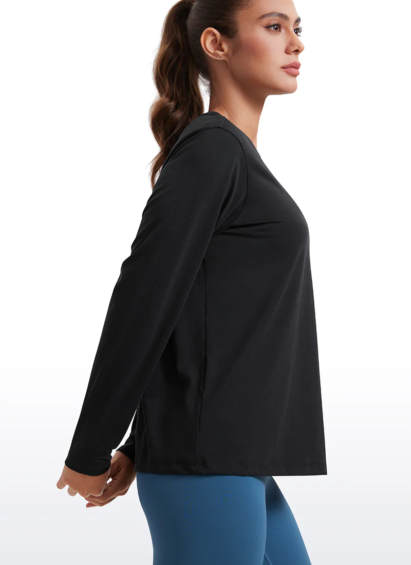 Workout Hip Length Crewneck Long Sleeve - Image 12