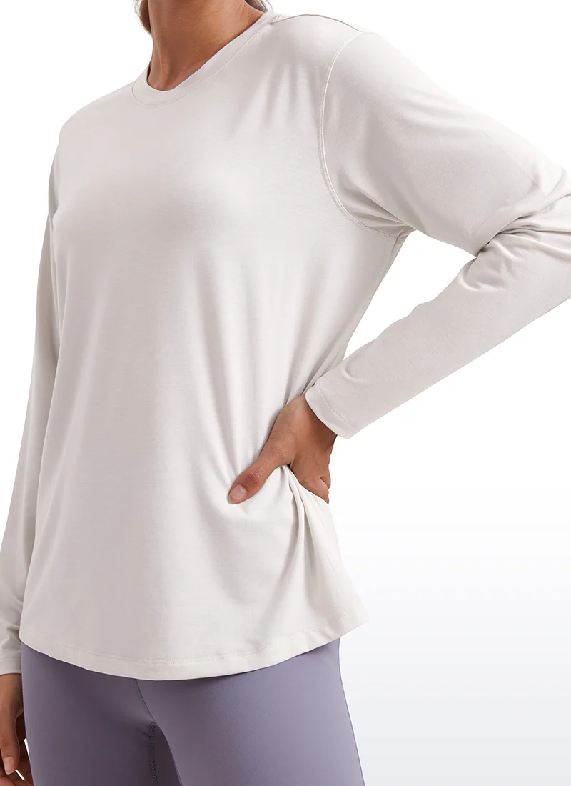 Workout Hip Length Crewneck Long Sleeve - Image 16