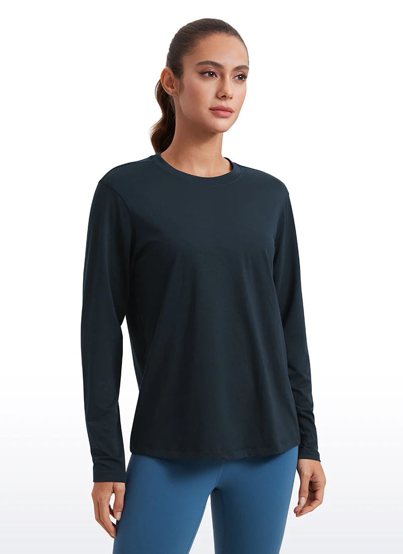 Workout Hip Length Crewneck Long Sleeve - Image 21
