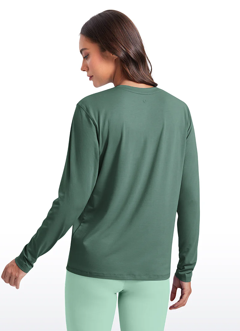 Workout Hip Length Crewneck Long Sleeve - Image 26