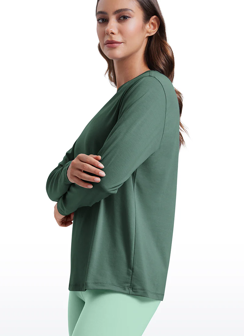 Workout Hip Length Crewneck Long Sleeve - Image 28