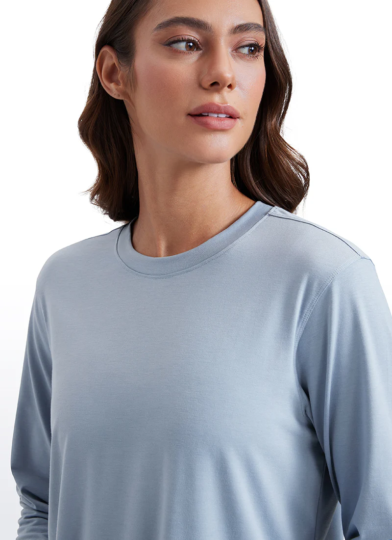 Workout Hip Length Crewneck Long Sleeve - Image 4