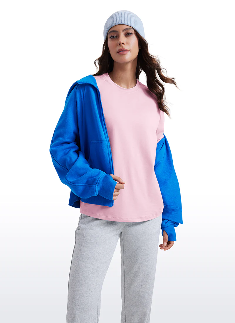 Workout Hip Length Crewneck Long Sleeve - Image 7