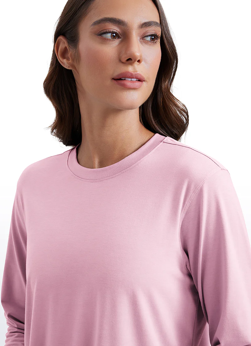 Workout Hip Length Crewneck Long Sleeve - Image 8