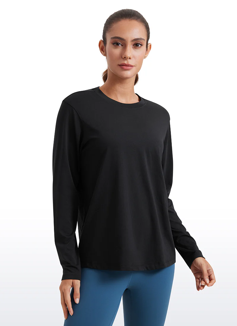 Workout Hip Length Crewneck Long Sleeve - Image 9