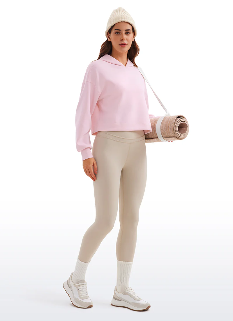 SoftAura Cropped Pullover Hoodie - Image 20