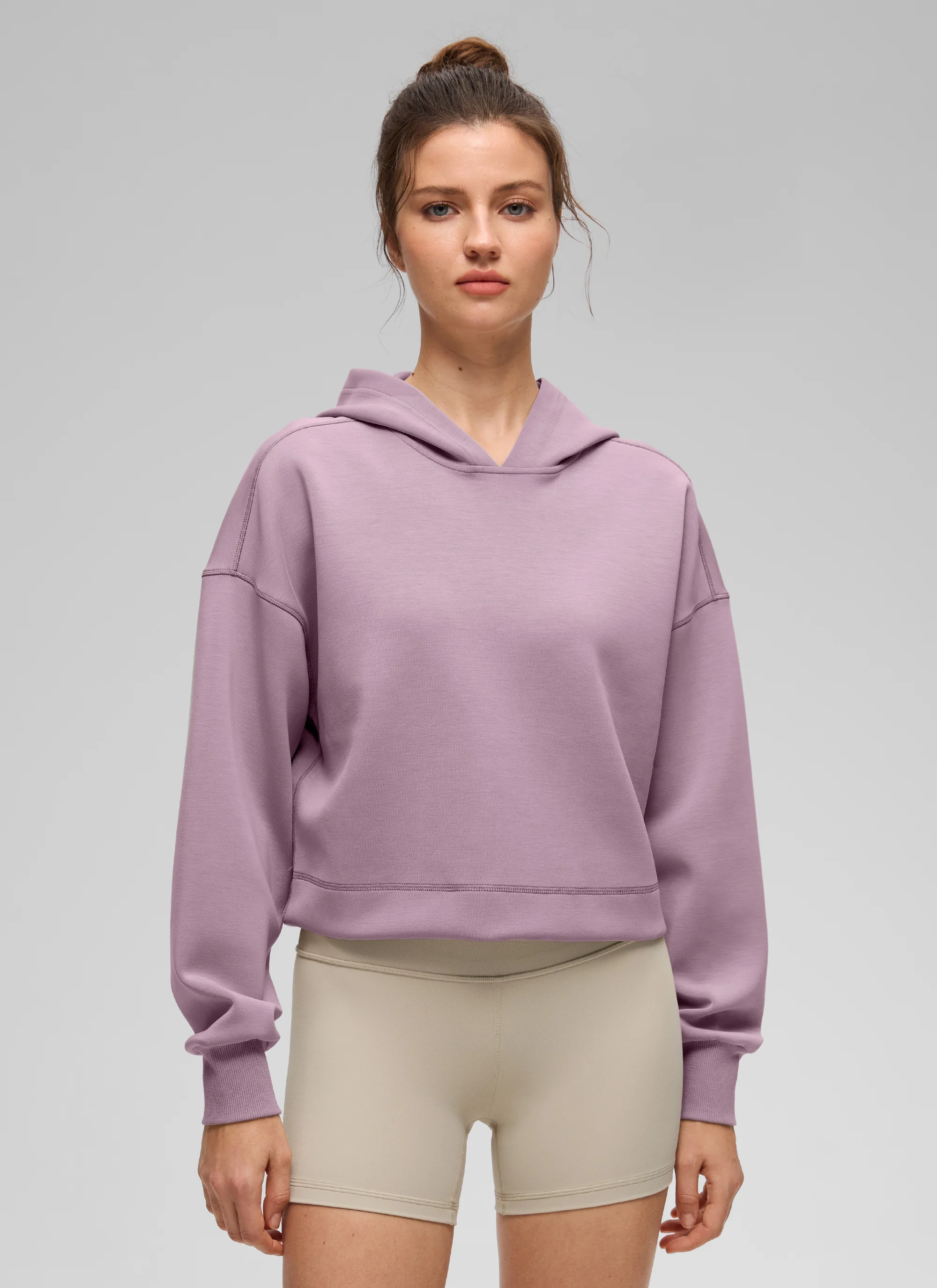 SoftAura Cropped Pullover Hoodie - Image 28
