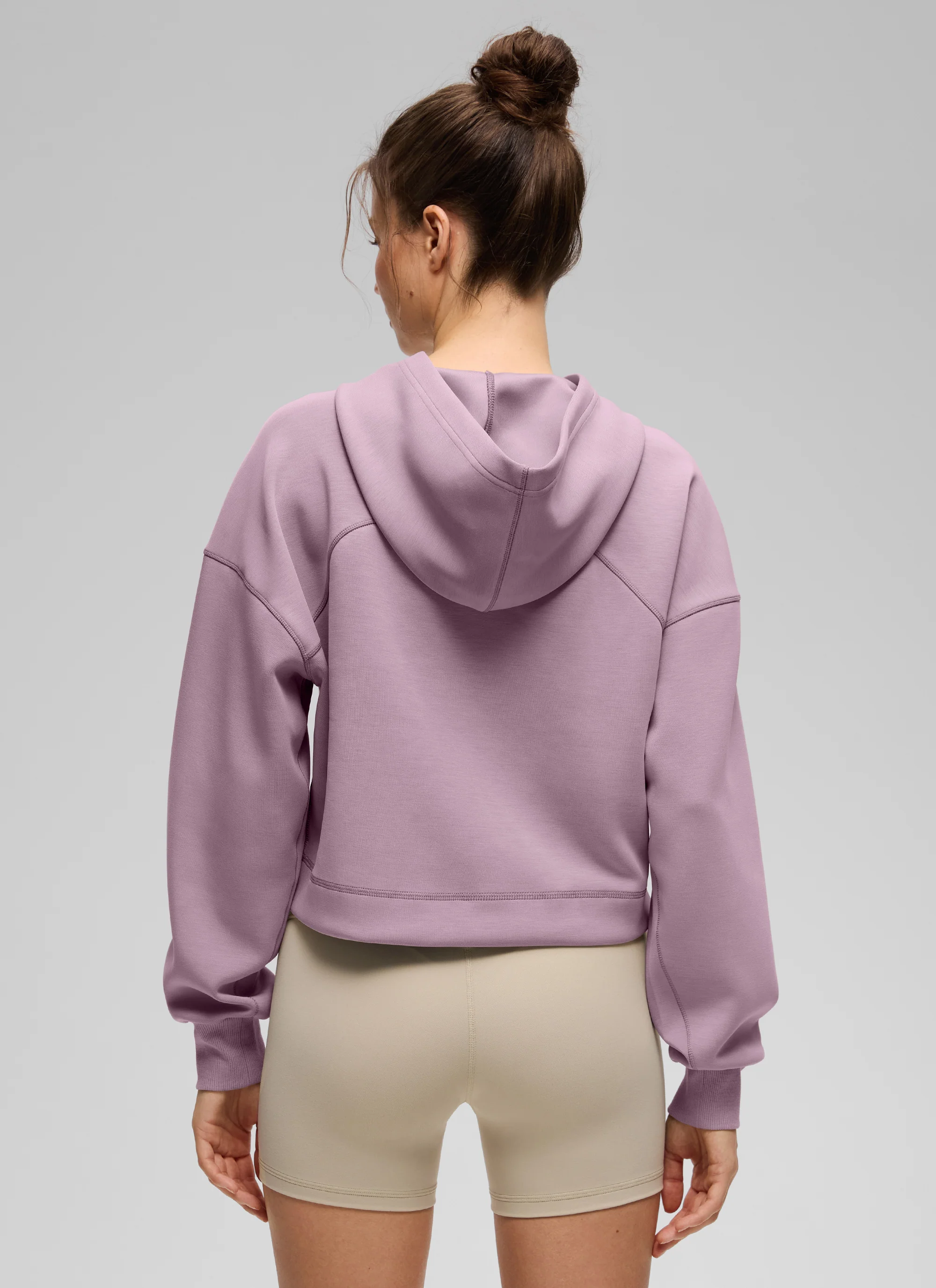 SoftAura Cropped Pullover Hoodie - Image 29