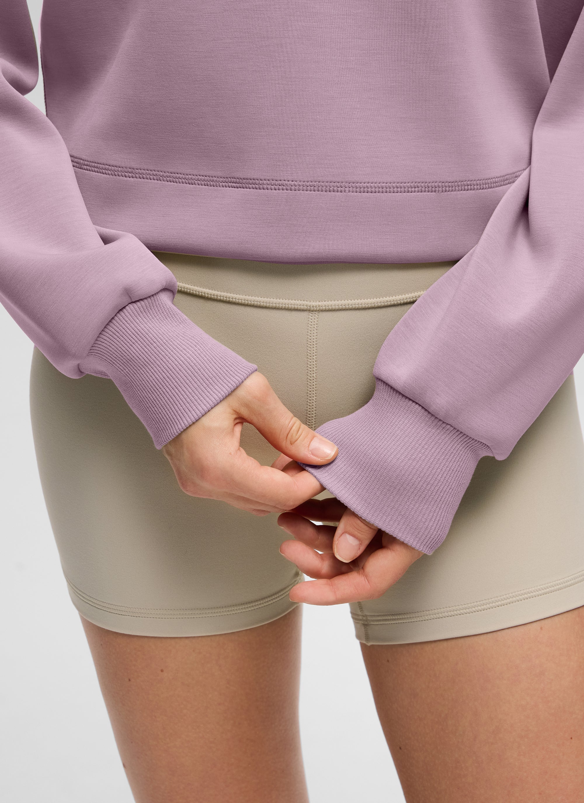 SoftAura Cropped Pullover Hoodie - Image 32