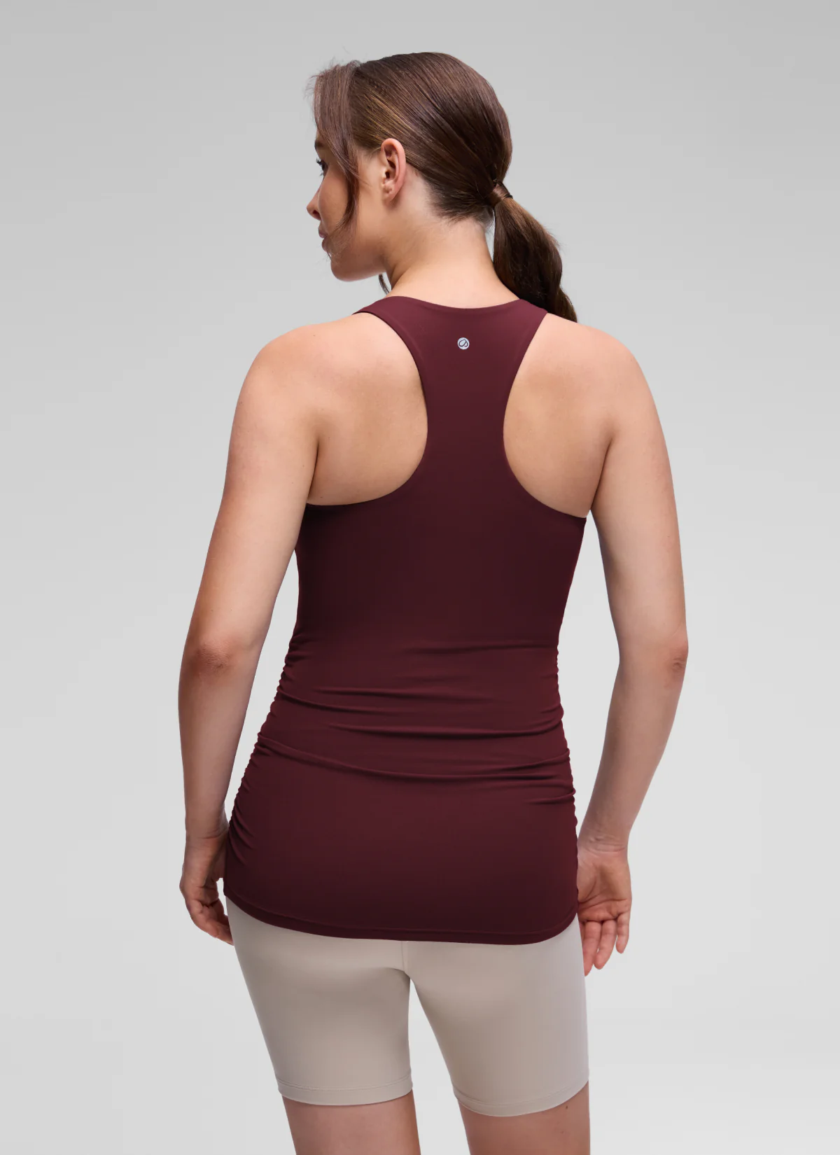 Butterluxe Maternity Built in Bra Ruched Tank - Image 14