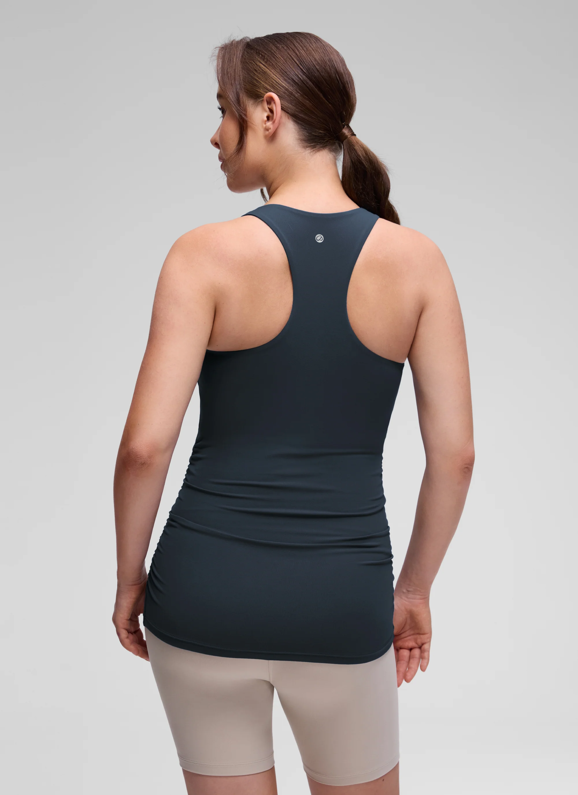 Butterluxe Maternity Built in Bra Ruched Tank - Image 19