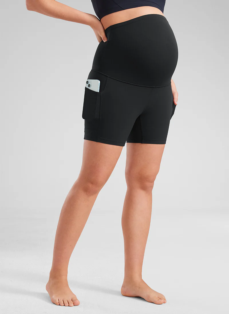 Butterluxe Maternity Pocket Shorts 5'' - Image 11