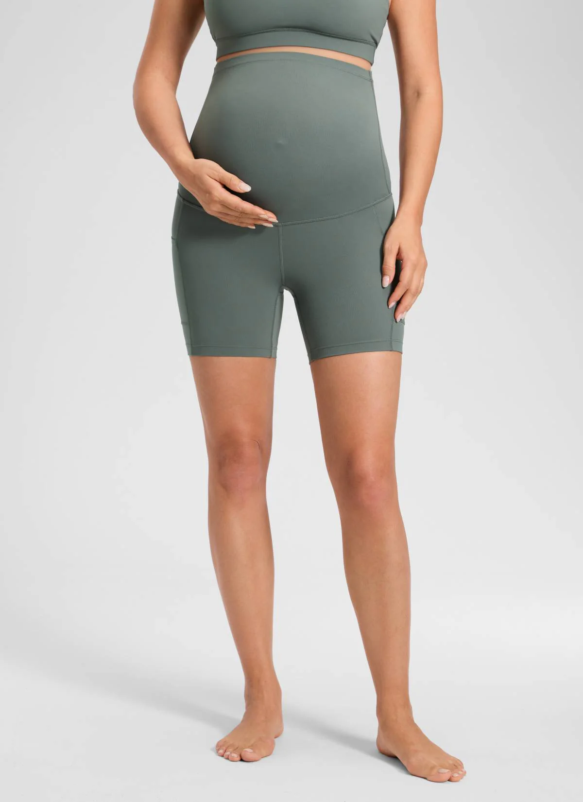 Butterluxe Maternity Pocket Shorts 5'' - Image 23