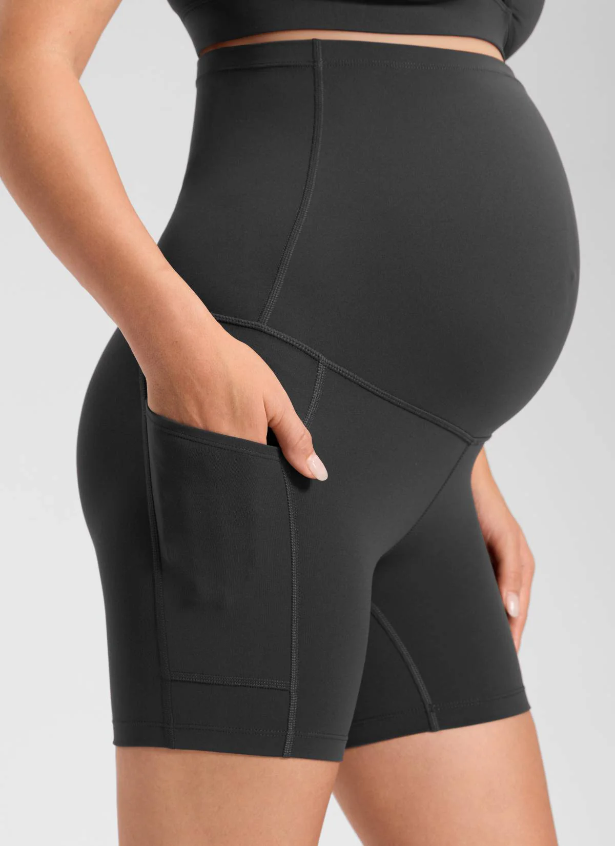 Butterluxe Maternity Pocket Shorts 5'' - Image 31