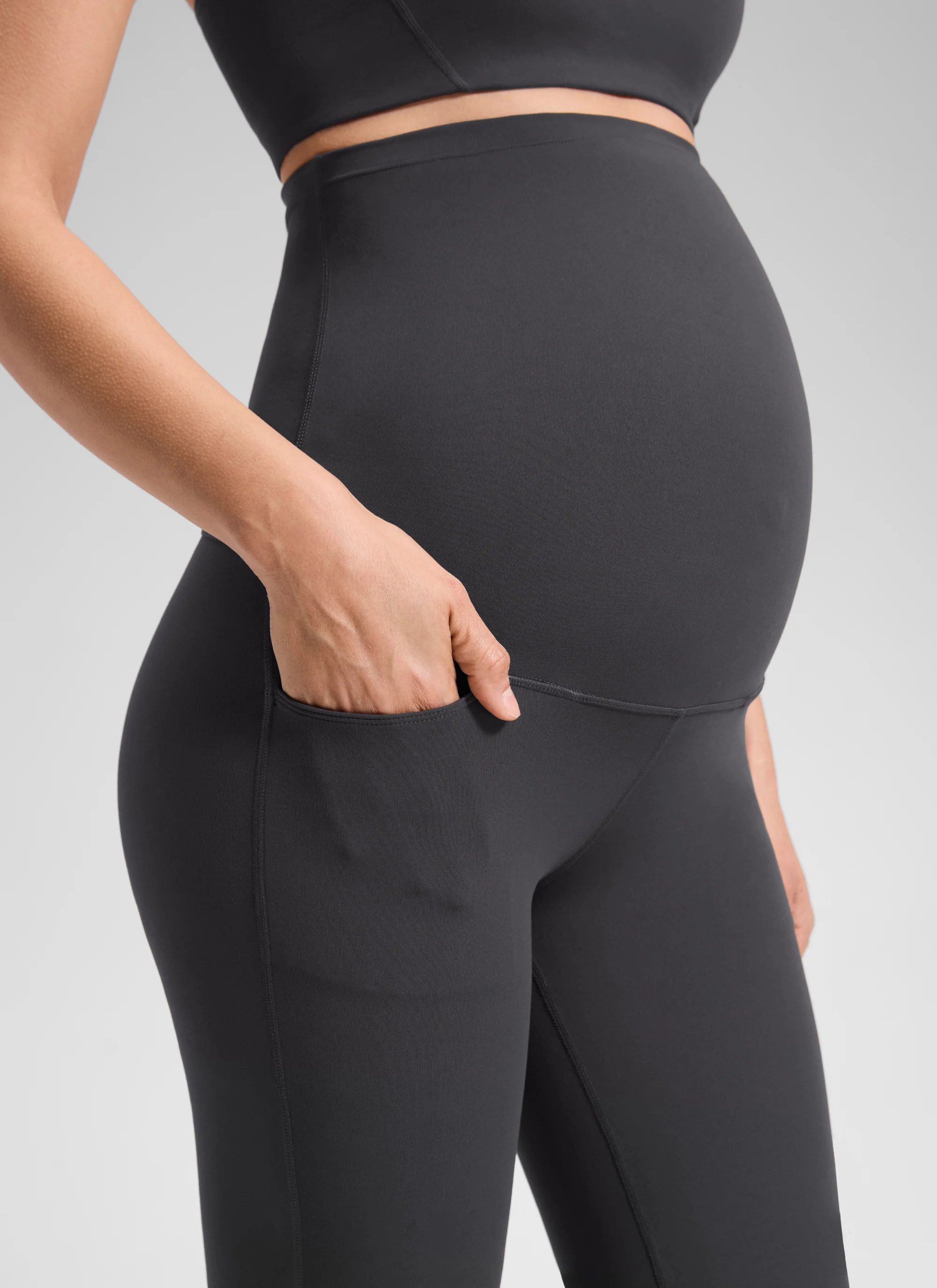 Butterluxe Maternity Flare Pocket Legging 33" - Image 20