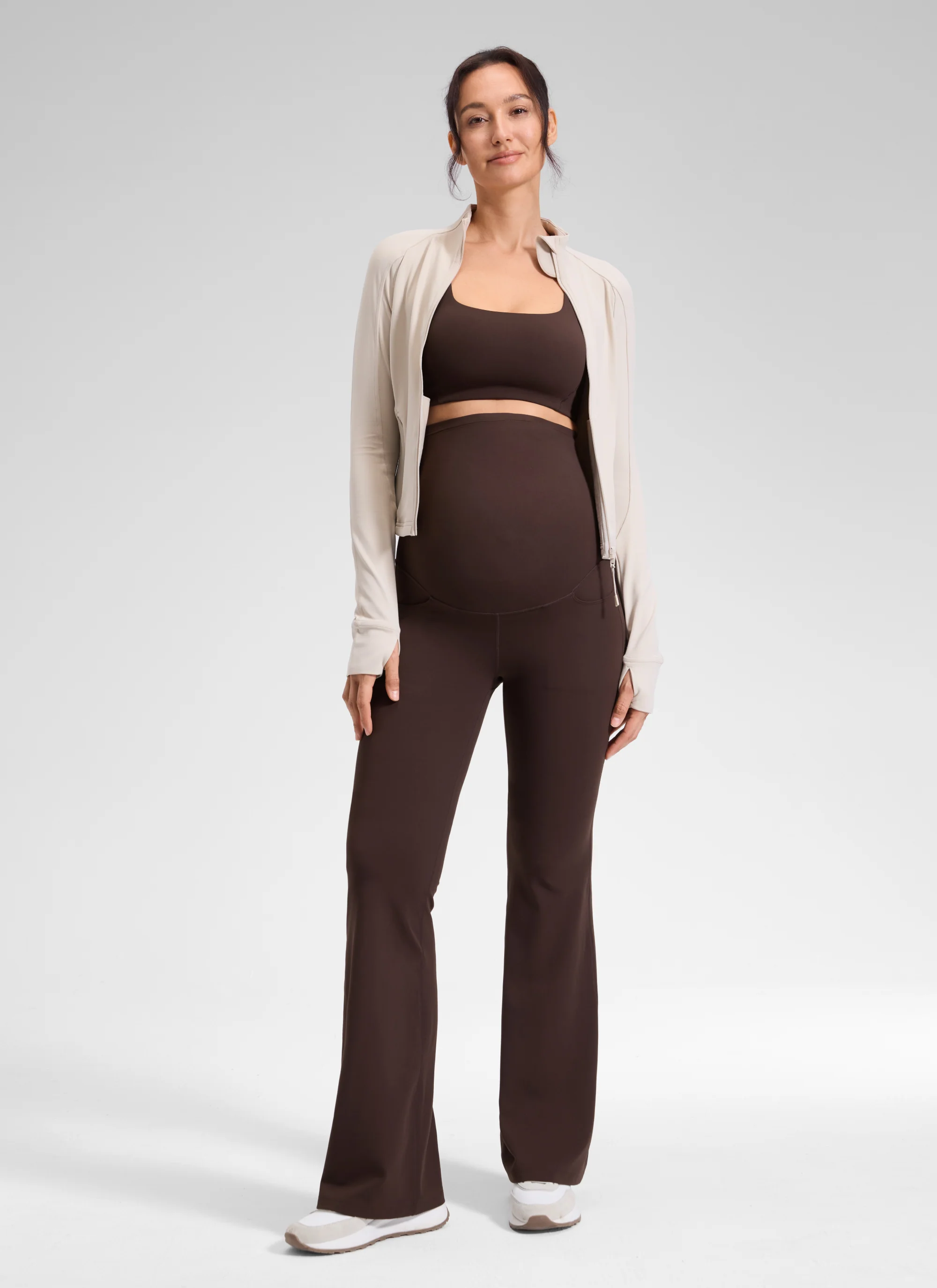 Butterluxe Maternity Flare Pocket Legging 33" - Image 3