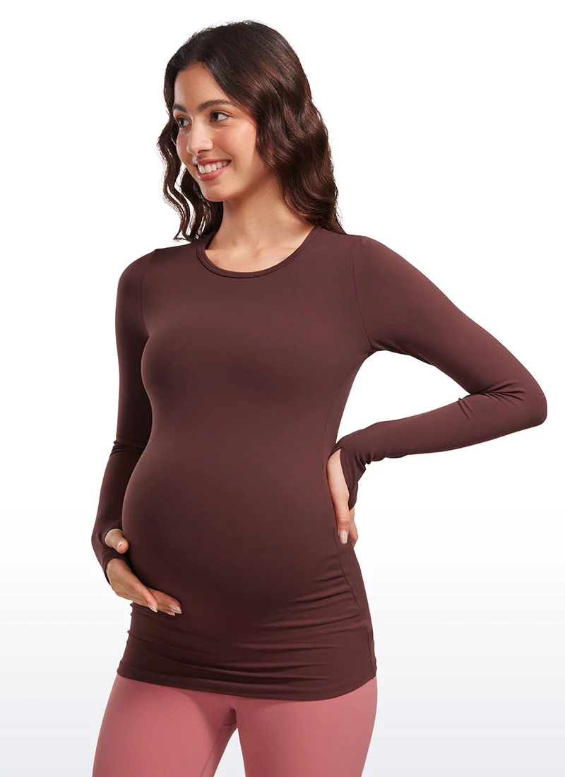 Butterluxe Maternity Crewneck Long Sleeve - Image 18