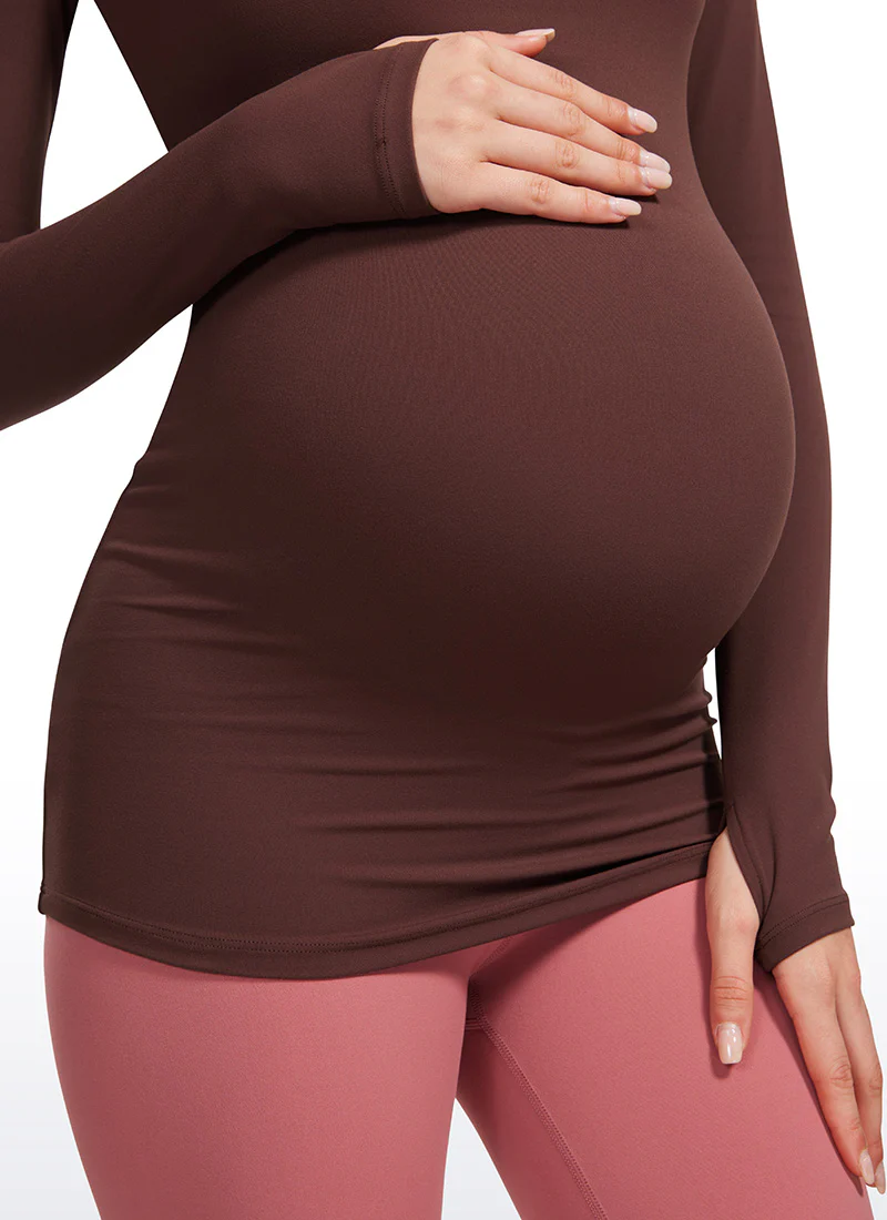 Butterluxe Maternity Crewneck Long Sleeve - Image 21