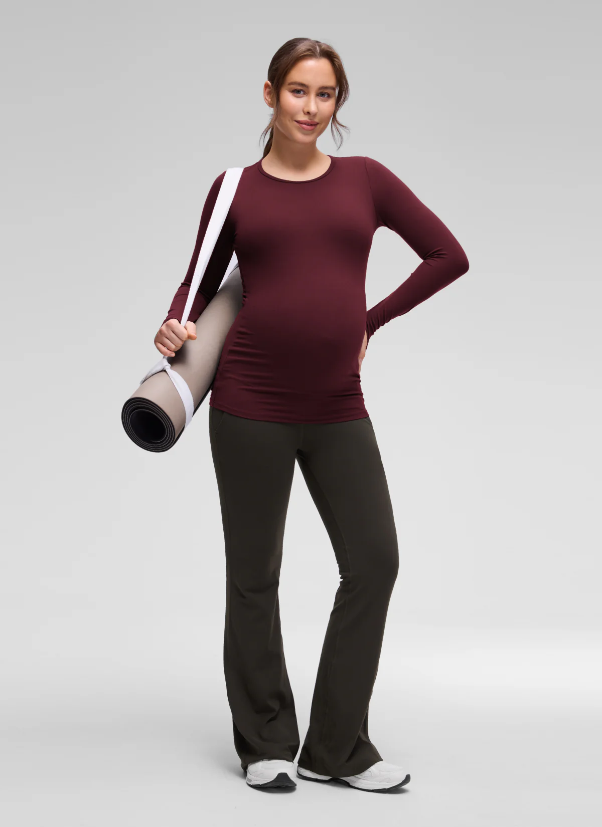 Butterluxe Maternity Crewneck Long Sleeve - Image 26