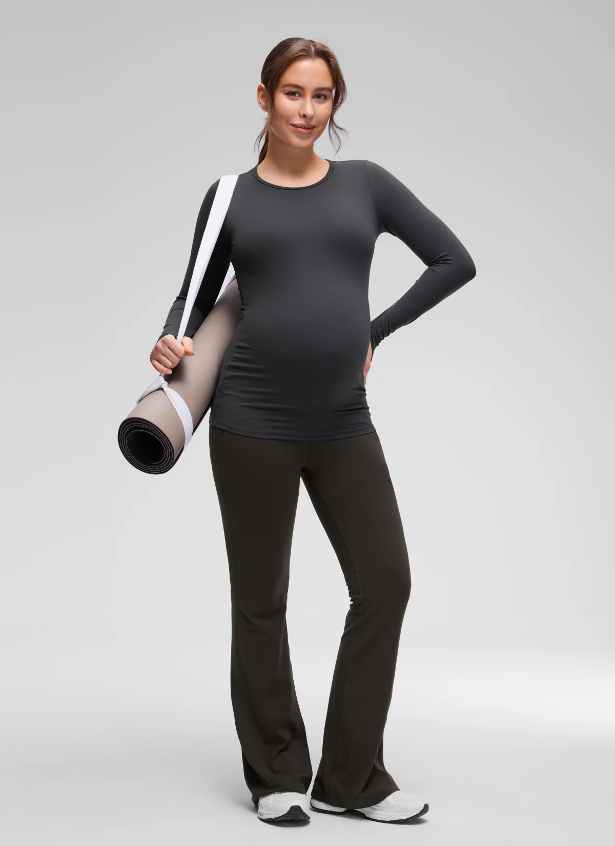 Butterluxe Maternity Crewneck Long Sleeve - Image 34