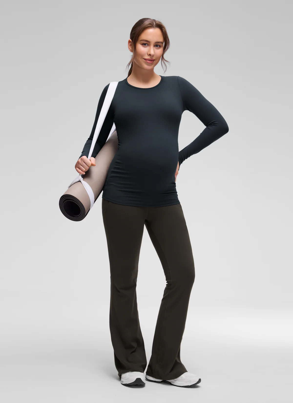 Butterluxe Maternity Crewneck Long Sleeve - Image 7