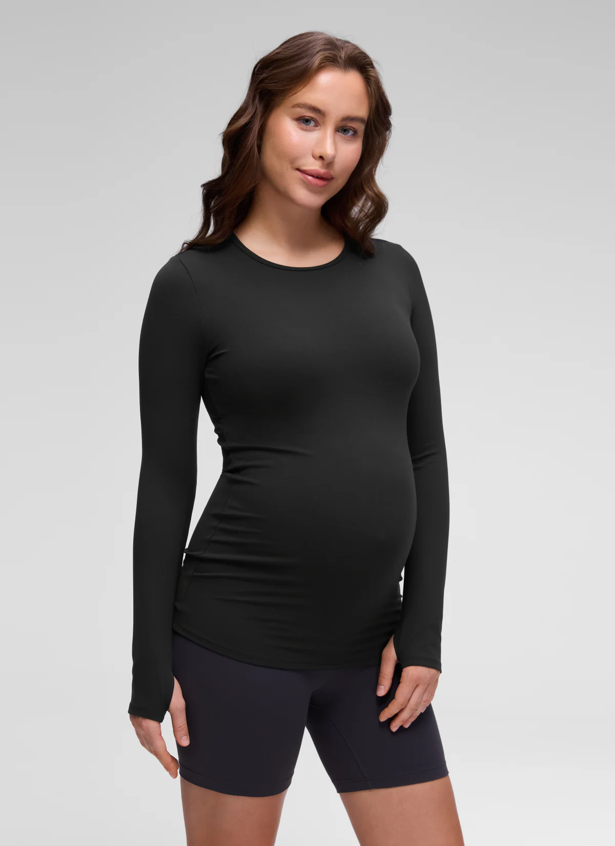 Butterluxe Maternity Crewneck Long Sleeve - Image 9