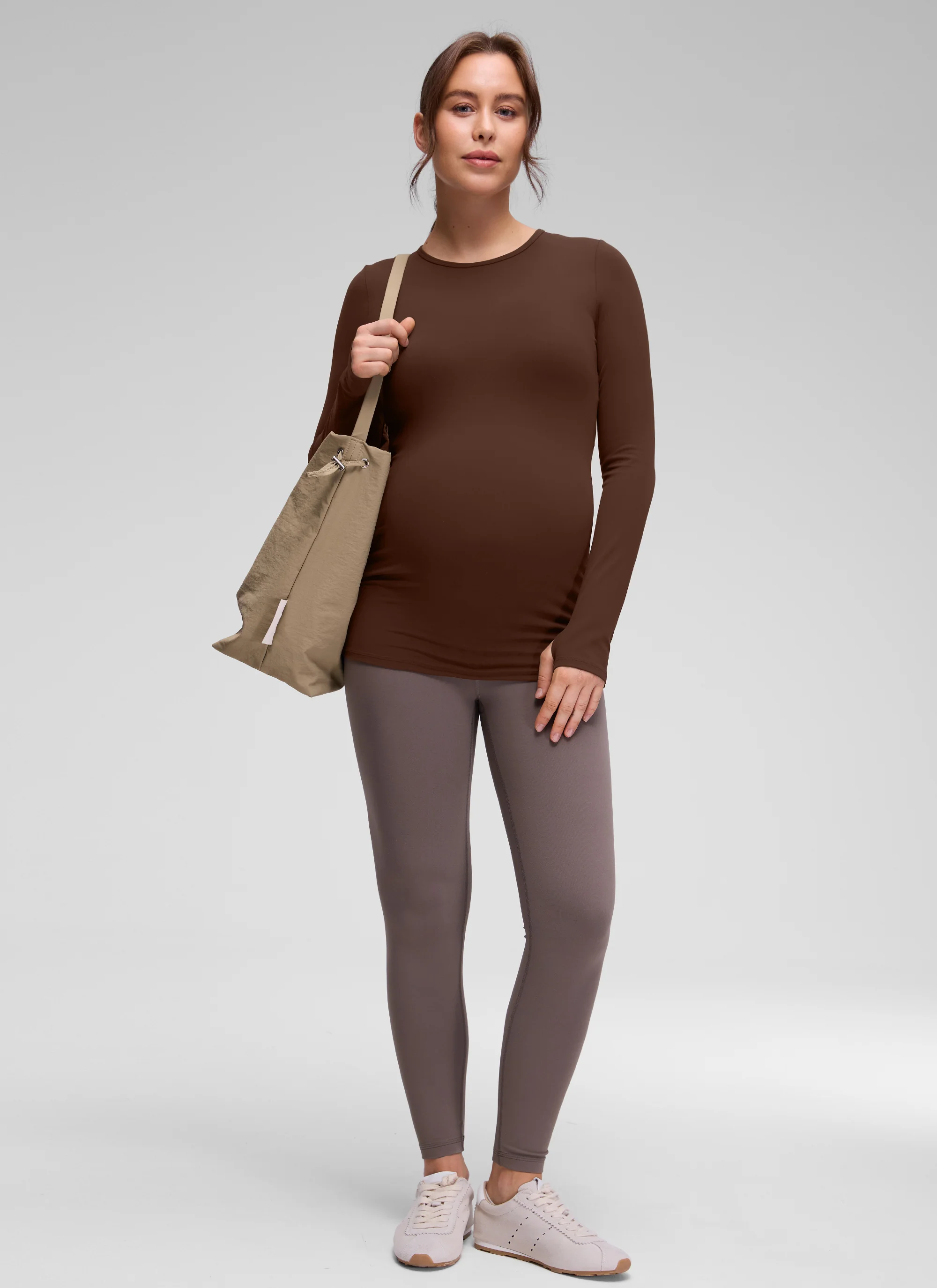 Butterluxe Maternity Crewneck Long Sleeve - Image 11