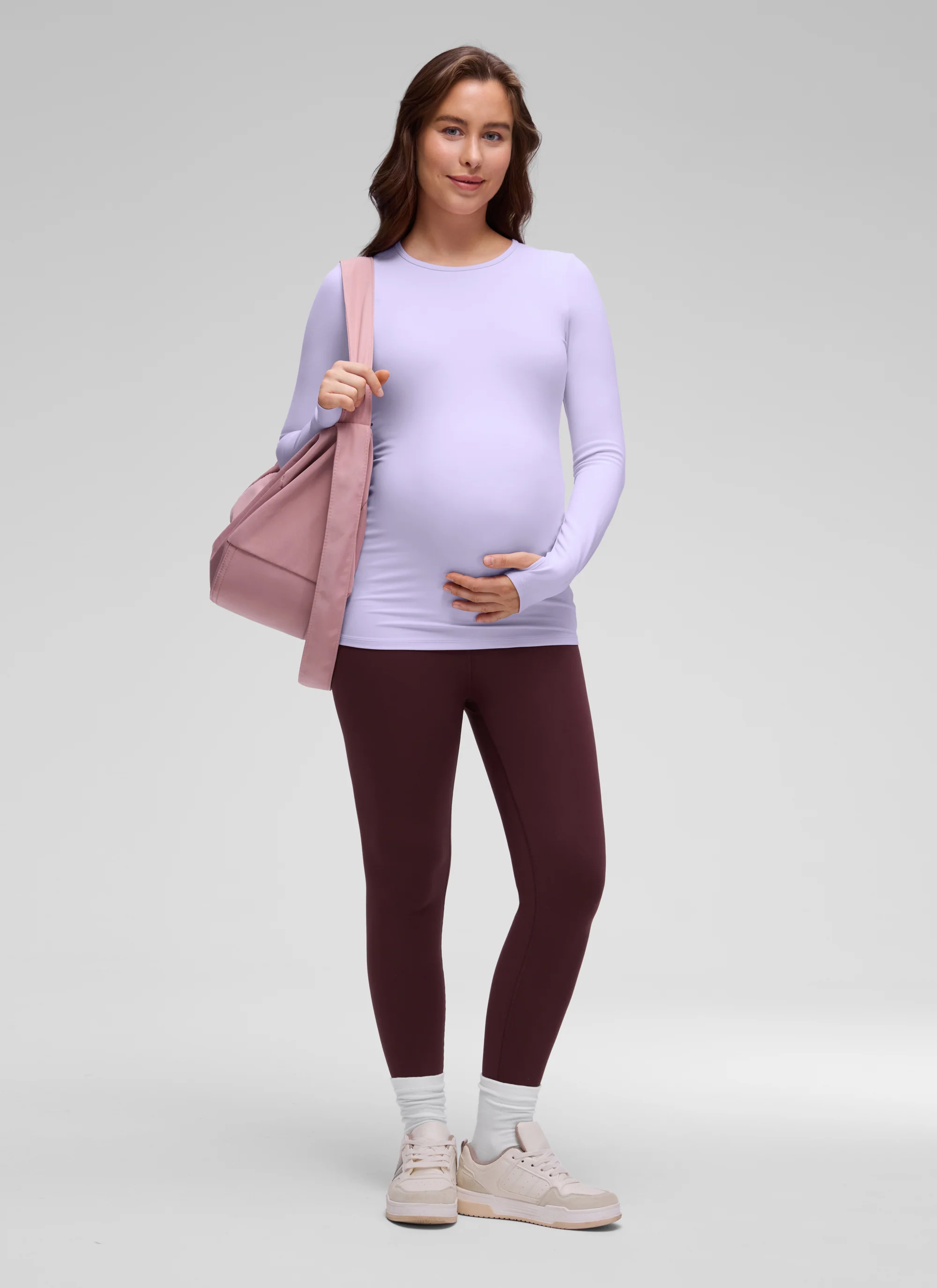 Butterluxe Maternity Crewneck Long Sleeve - Image 20