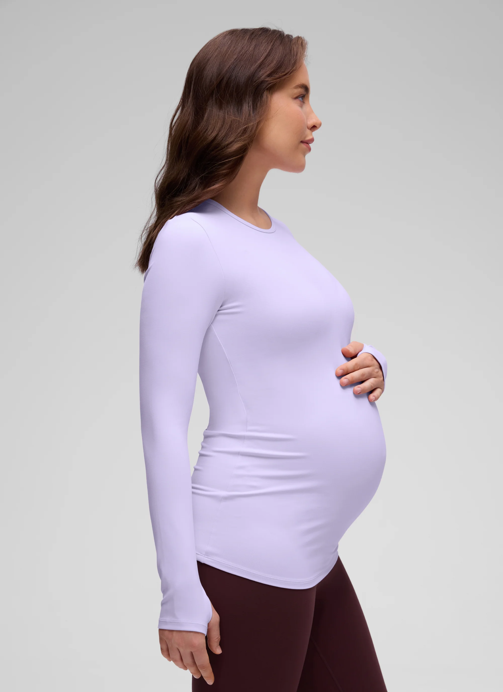 Butterluxe Maternity Crewneck Long Sleeve - Image 21