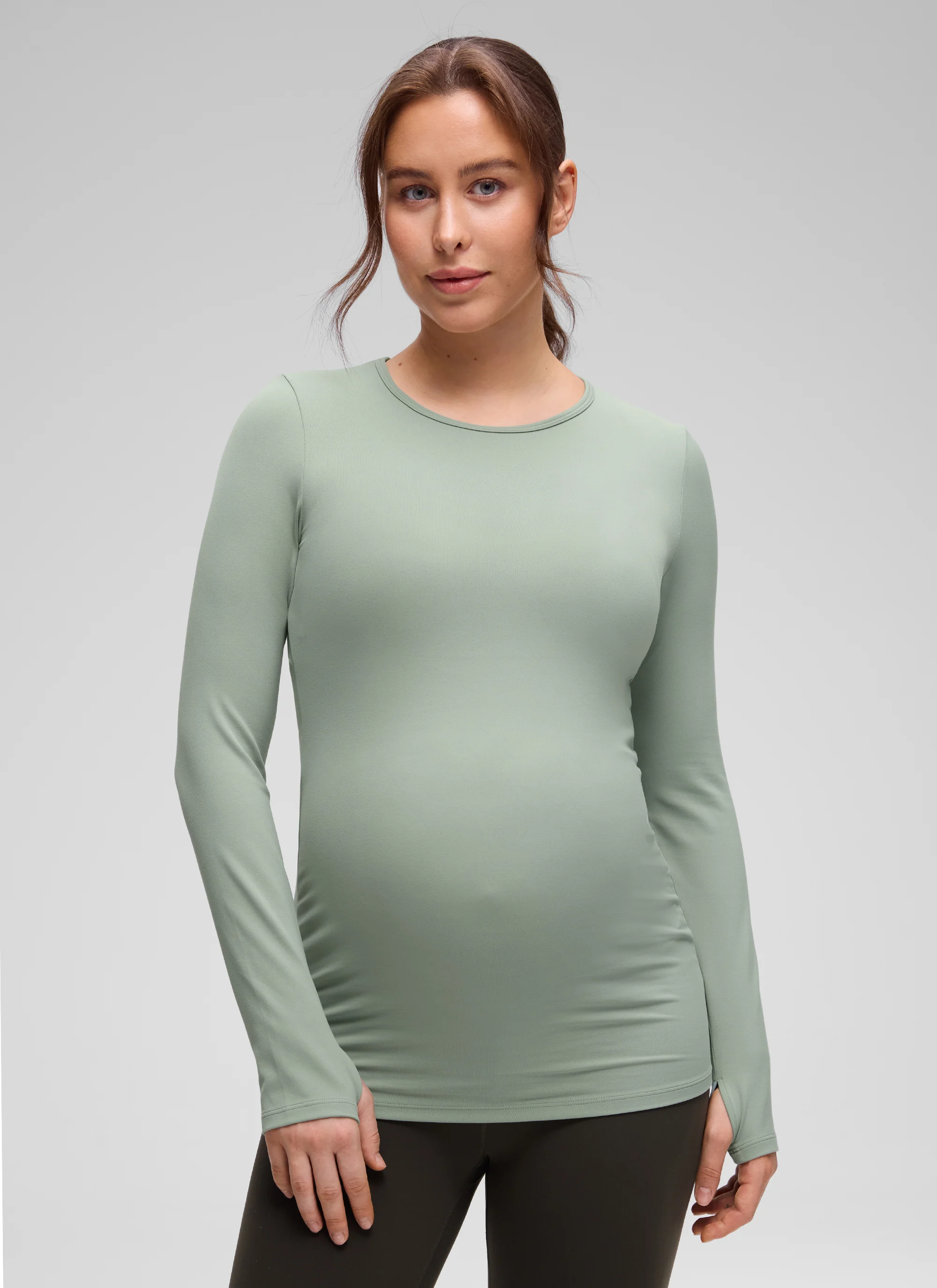 Butterluxe Maternity Crewneck Long Sleeve - Image 5