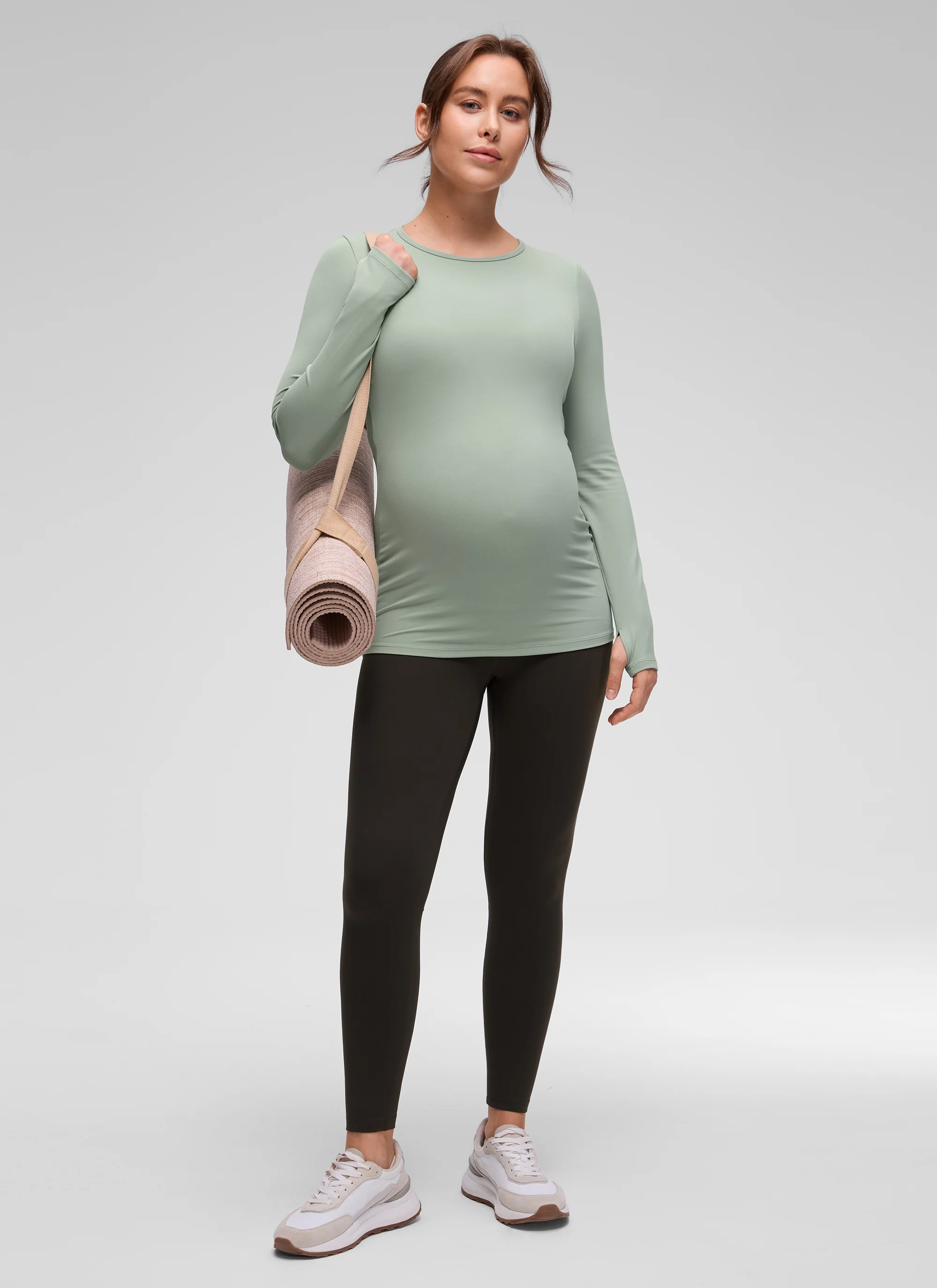 Butterluxe Maternity Crewneck Long Sleeve - Image 7